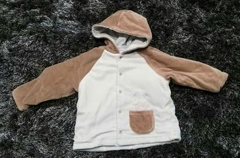 Gilet épais chaud à capuche - 9 mois