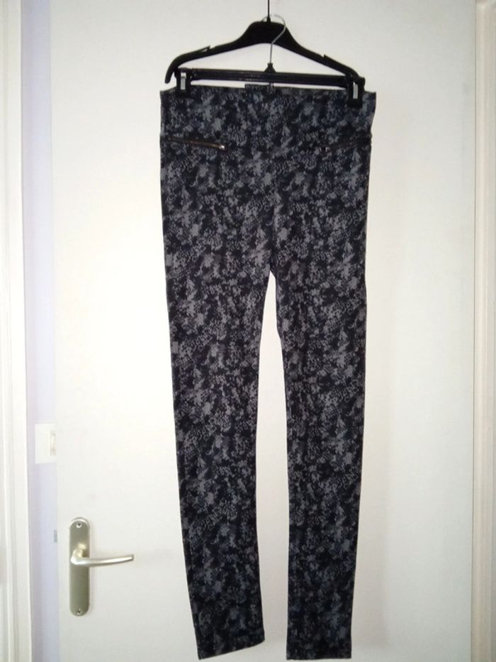 Legging epais Noir/Gris - CoolCat - Taille S