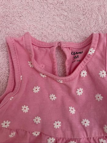 Robe rose 3 mois