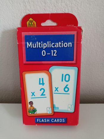 Multiplication 0-12 school zone en anglais