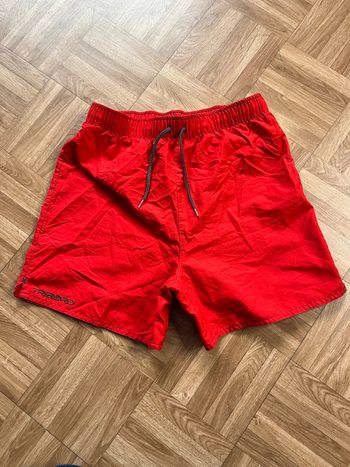 Short de bain rouge Tribord x Décathlon