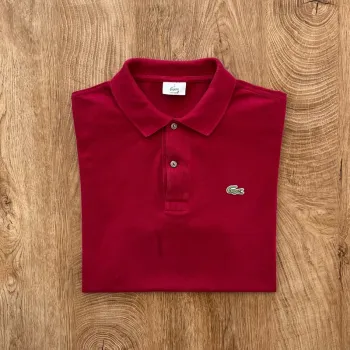 Polo/chemise/T.shirt bordeaux Lacoste pour homme, taille 4 (M)