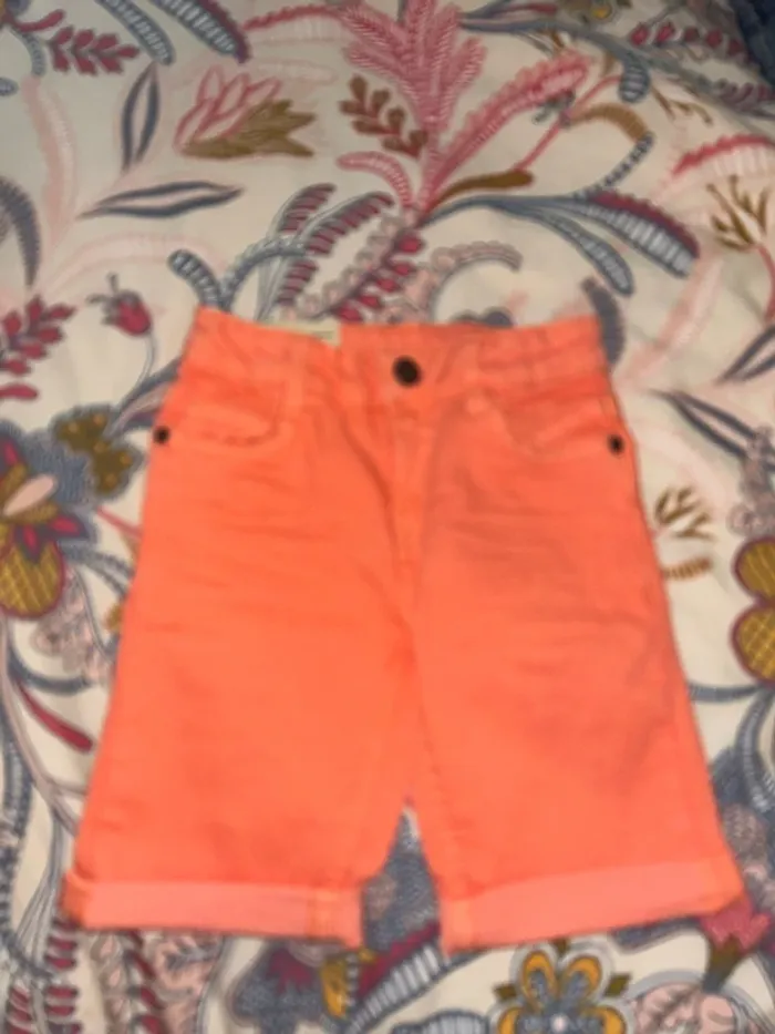 Short bermuda orange corail orchestra - photo numéro 2