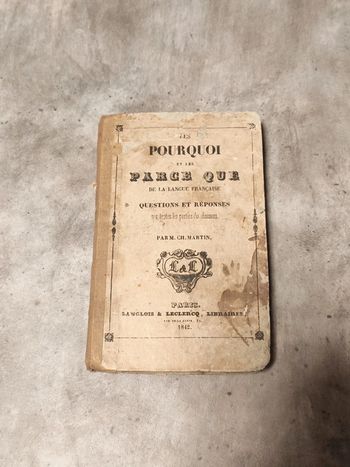 Les pourquoi et les parce que