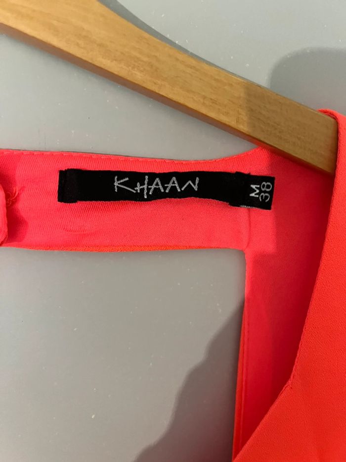 Robe d’été dos nu Khaan rose fluo - photo numéro 6