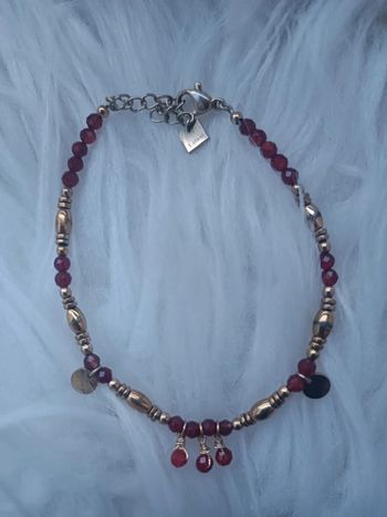 Bracelet doré en acier inoxydable à perles Bohm En très bon état