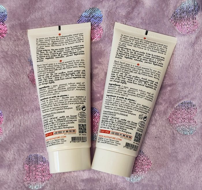 Lot de 2 tubes de Savon noir corps Allo Nature - photo numéro 2