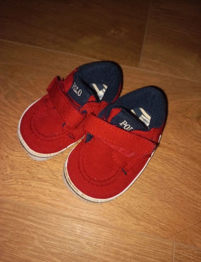 Baskets bébé Ralph Lauren pointure 18