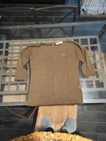 Tee-shirt manche mi longue cache cache xs