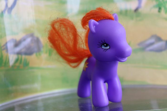 Poney vintage violet - photo numéro 2