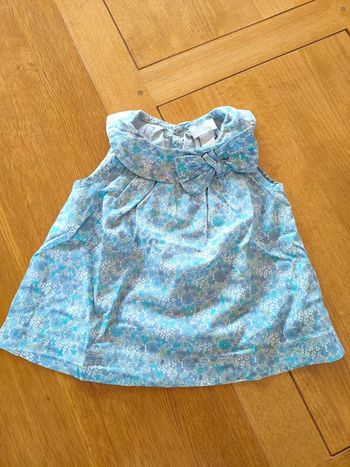 Tunique Cyrillus en liberty taille 12 mois 