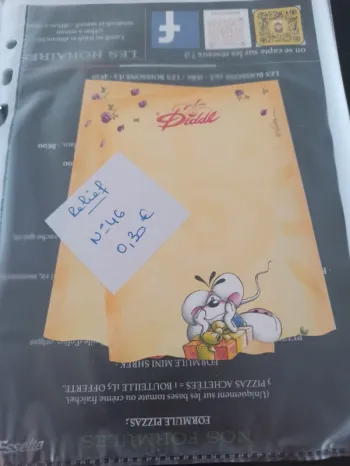 Feuille Diddl relief 46 0,30€