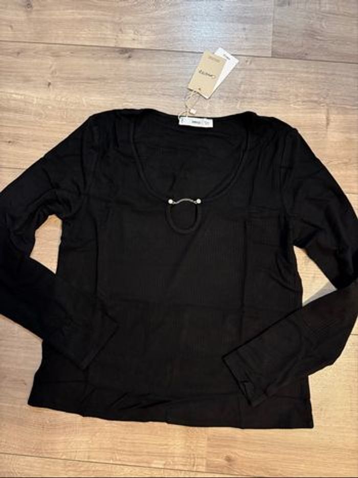 Blouse à manches longues Mango femme taille S/36 - photo numéro 2