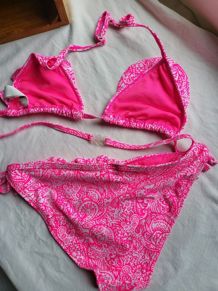 Maillot de bain flashy girly fluo piscine plage 14 ans - photo numéro 7