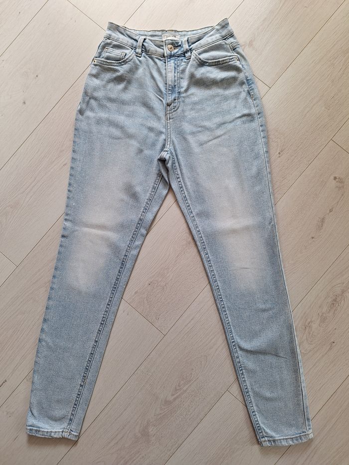 Jean taille haute bleu Pimkie - photo numéro 1