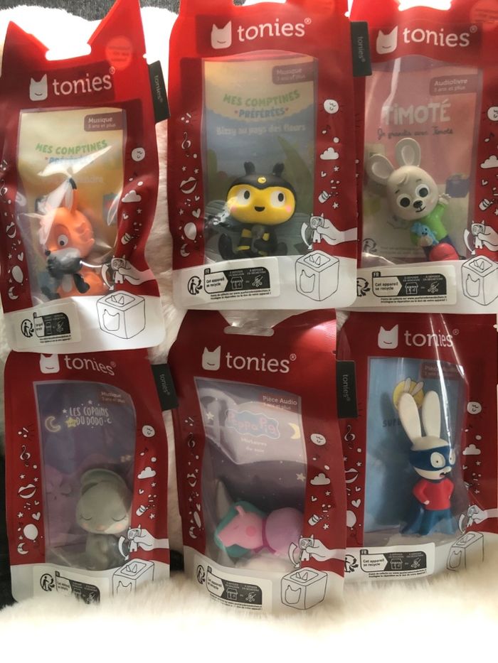 Lot de 6 Tonies à partir de 3 ans