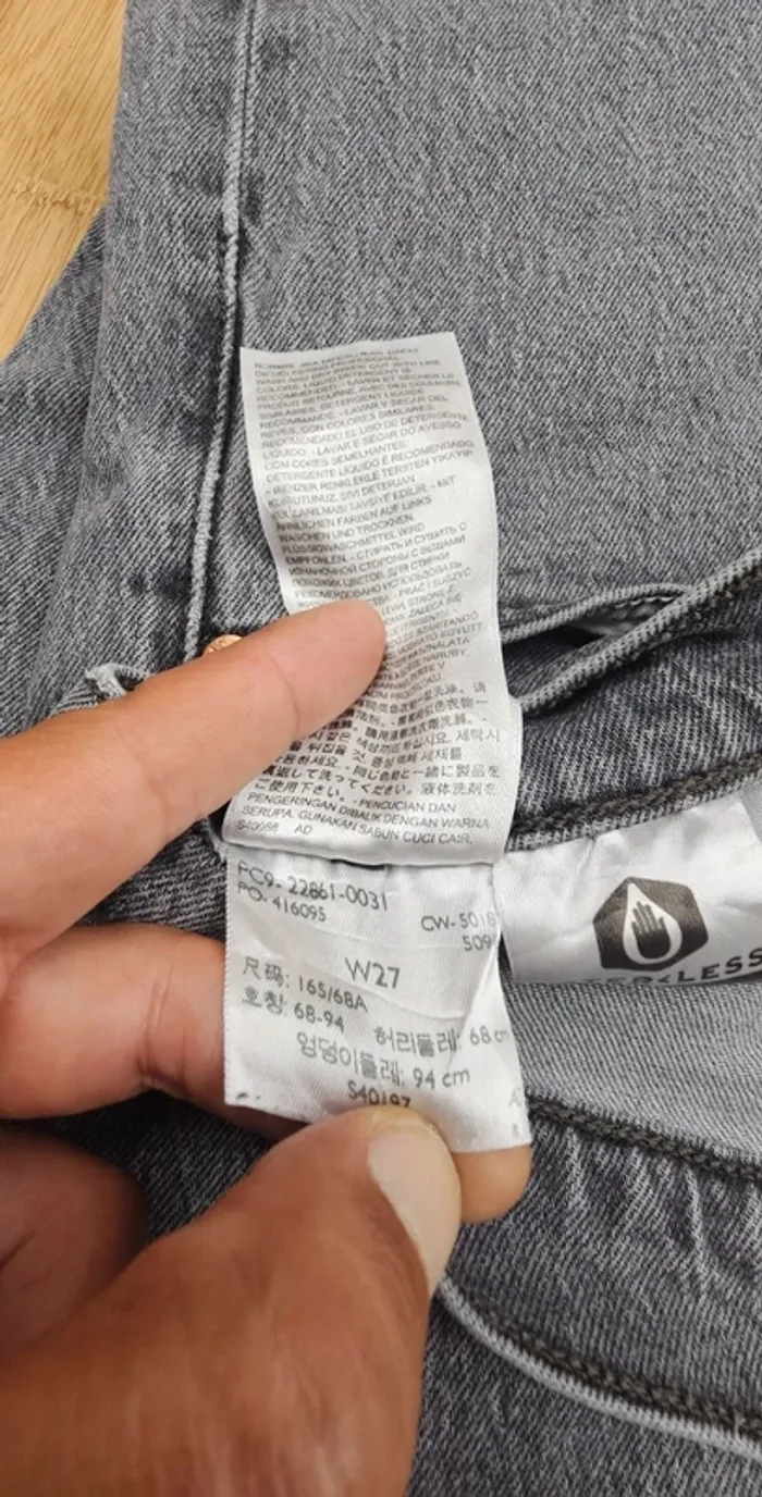 Levi's 721 high skinny noir délavé - photo numéro 9