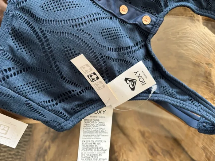 Maillot de bain Roxy femme 2 pièces bleu Marine XS - photo numéro 5