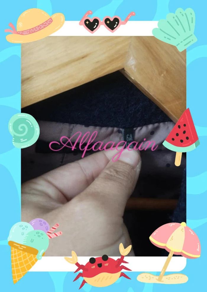 Manteau IKKS sequins bleu 6ans - photo numéro 6