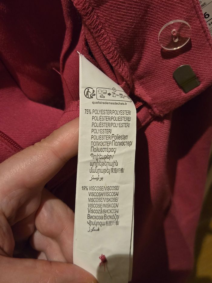 Pantalon à pinces rose T.44/46 Kiabi neuf - photo numéro 7