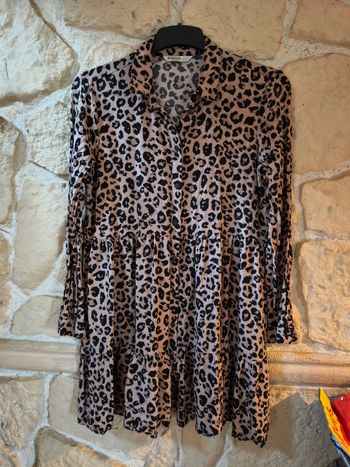 Blouse / Robe fluide léopard
