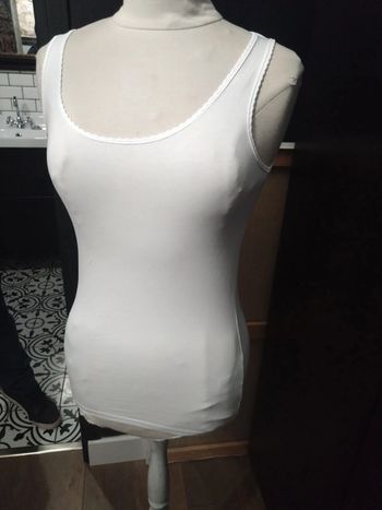 Débardeur blanc h&m neuf t 36