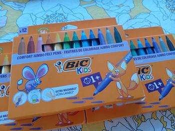 Lot de 3 paquets de stylos à feutres de coloriage jumbo à 15€ avec le code 
ANNIV30
Le lot passe à 10,50€