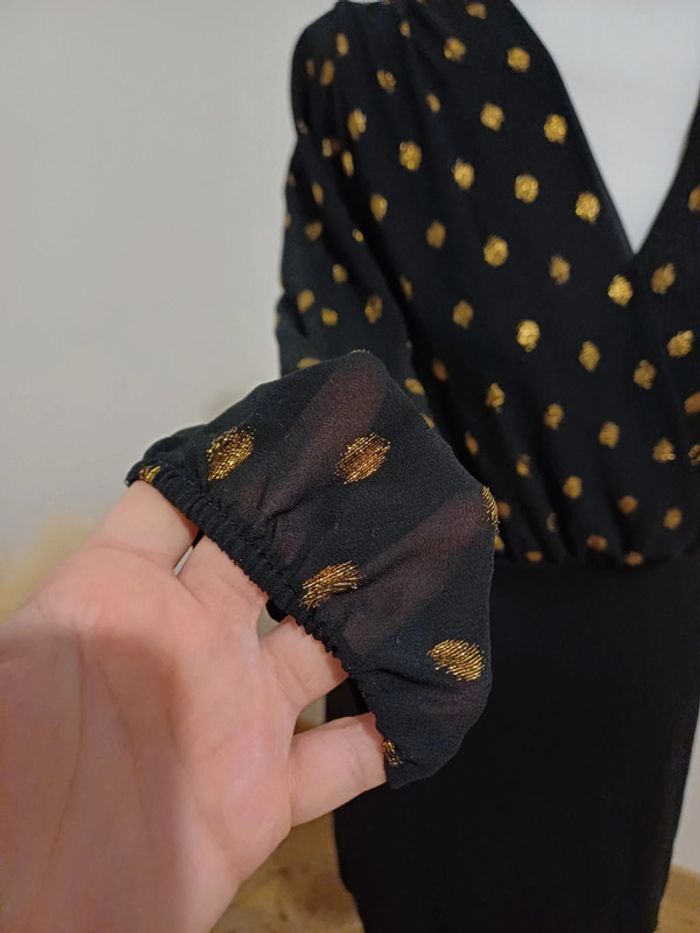 Robe noire chic cache-coeur New Collection taille S 36 - photo numéro 5