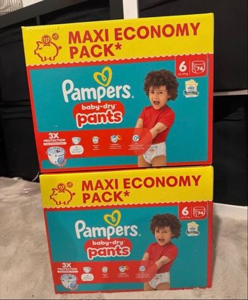 Couche taille 6 Pampers 