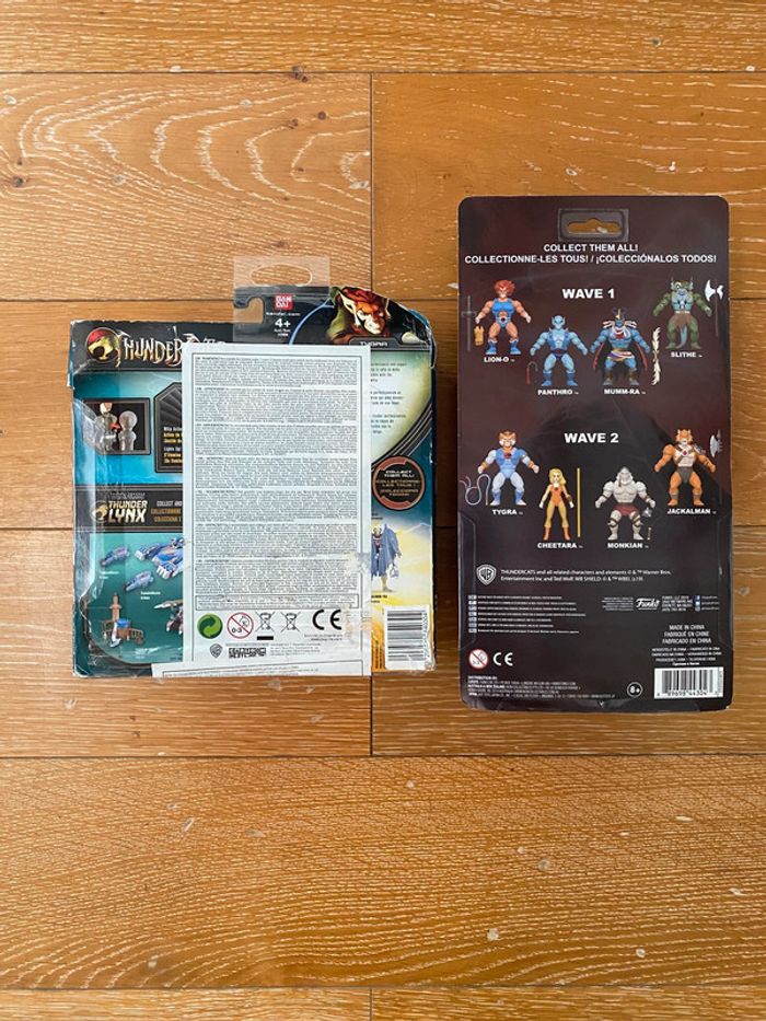 Lot figurines Cosmocats Thundercats - Tygra + Jackalman - Bandai Funko 2009 2011 mattel - photo numéro 4