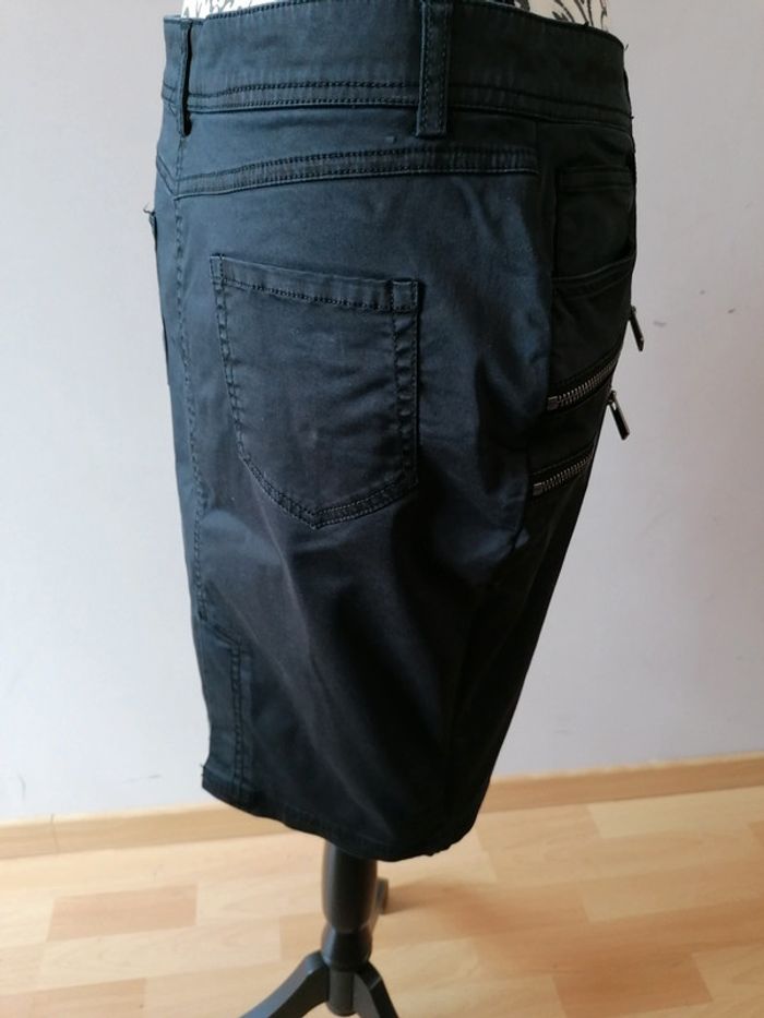 Jupe crayon enduite #kaporal - photo numéro 4