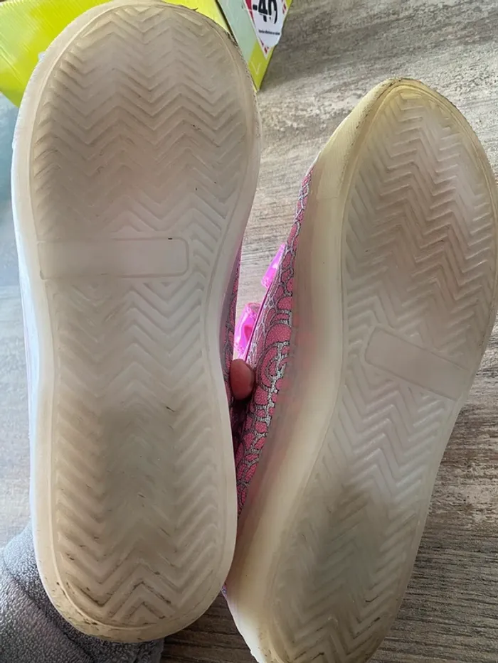Chaussures baskets fille lumineuses taille 36 - photo numéro 5