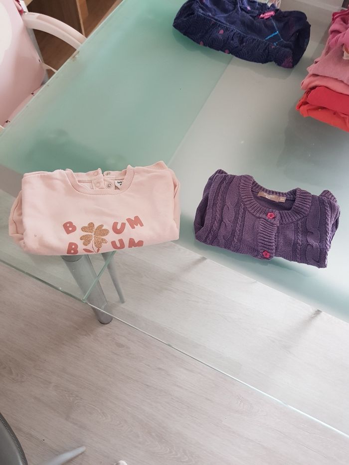 Lot vêtements automne/hiver fille 9 mois - photo numéro 8
