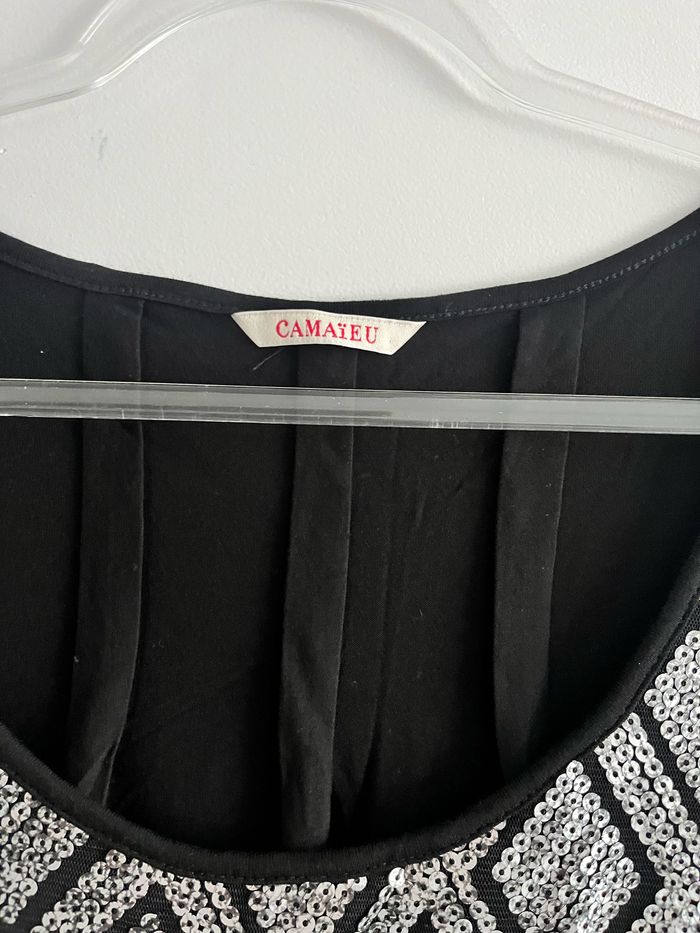 Top sequins Camaïeu femme taille 40-42 - photo numéro 4