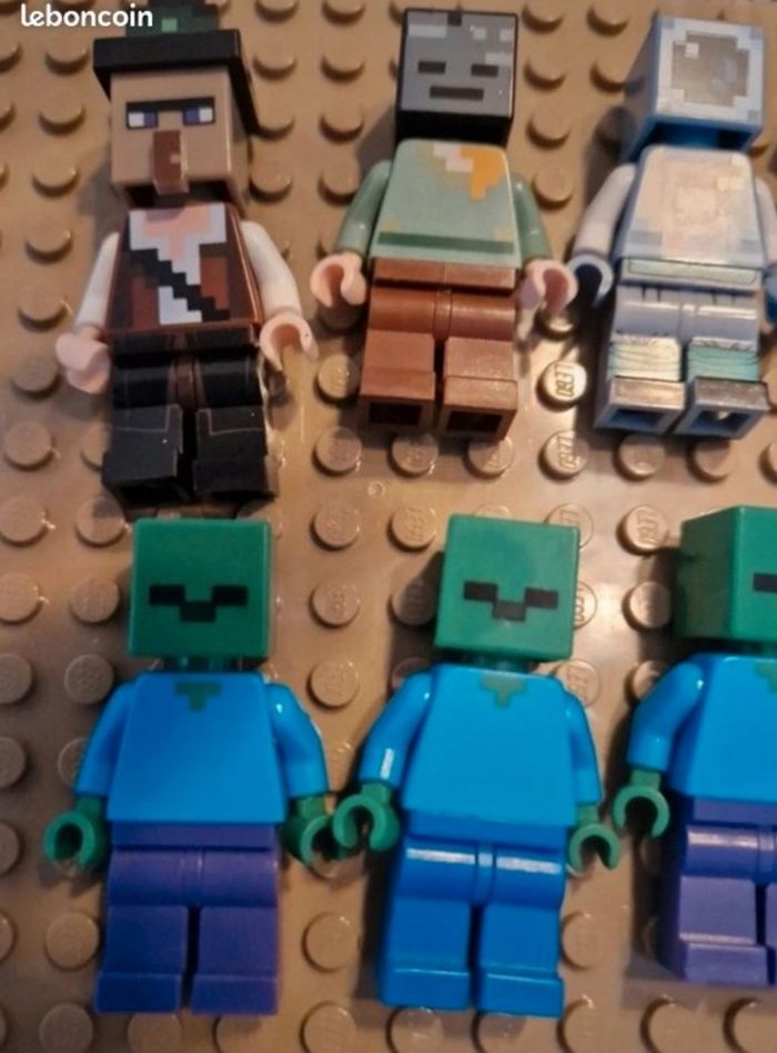 Lot minifigs lego Minecraft - photo numéro 4