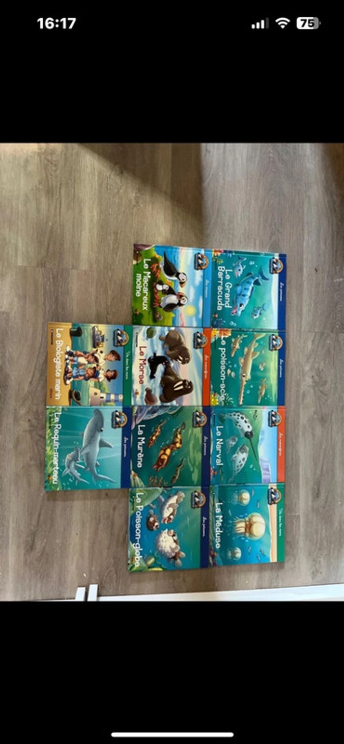 Livre pour enfants les animaux marins et polaires altaya à l unité - photo numéro 3