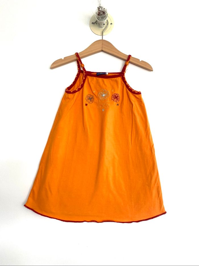 Robe à fines bretelles orange »Sergent Major »24 mois