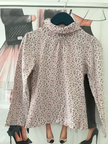 Top col roulé liberty 5 ans