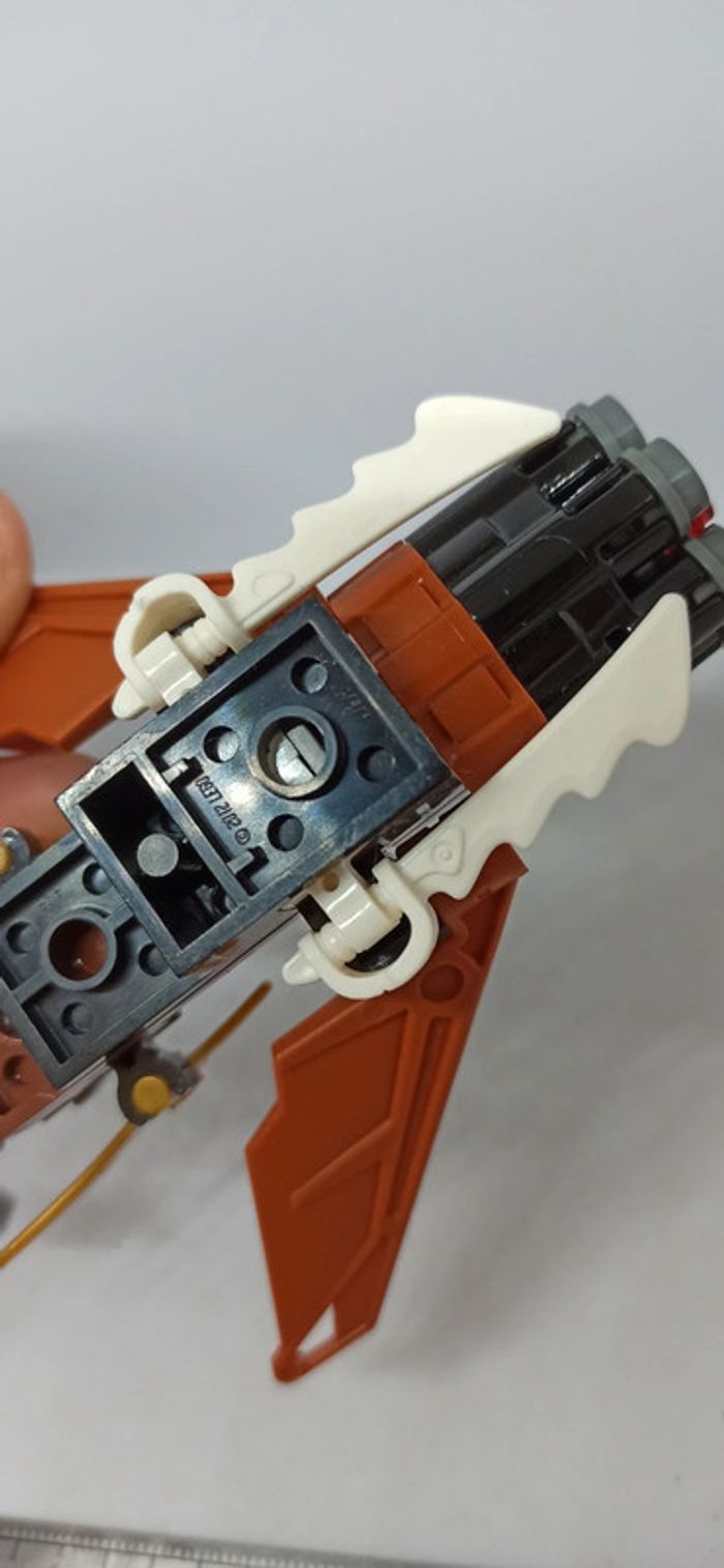 Petit vaisseau avec mitrailleuse motif samouraï ninjago lego - photo numéro 7