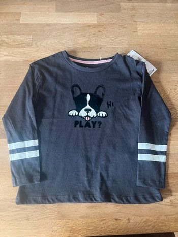 tee shirt manche longue  bouledogue