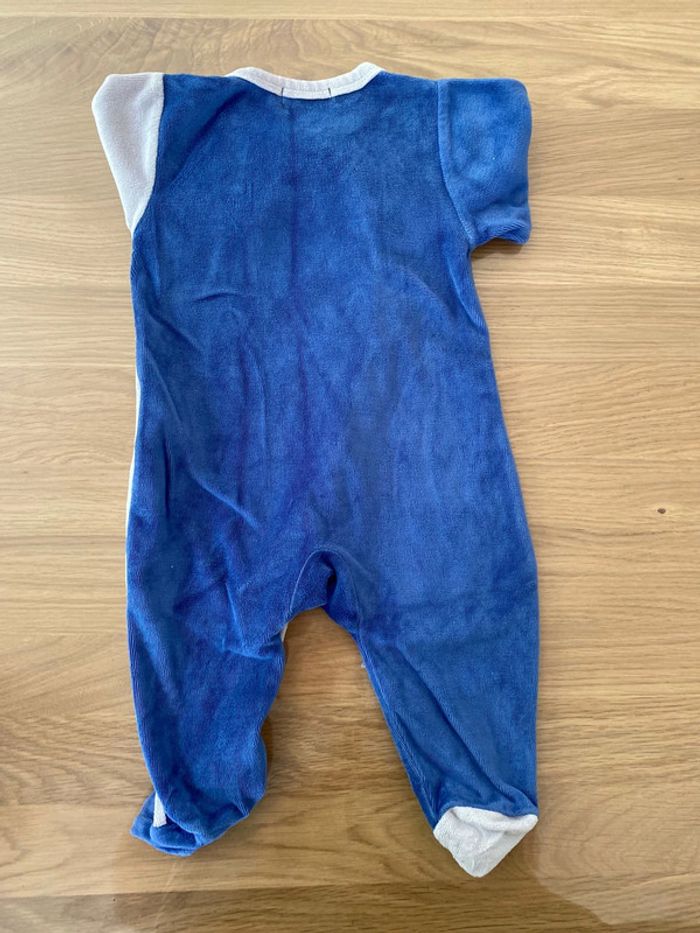 Lot 2 pyjamas velours 3 mois - photo numéro 5