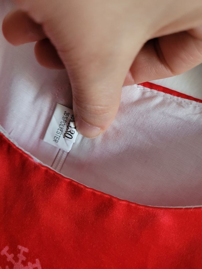 Robe de Noël 130 cm - photo numéro 3