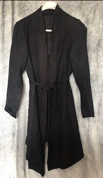 Gilet long style suédine T38