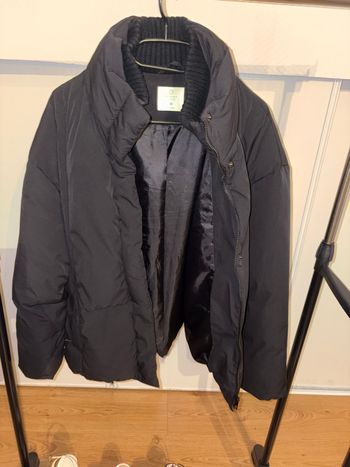 Manteau à tirette noir 