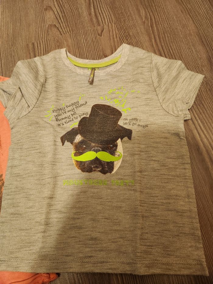 Ensemble bermuda en jean + 2 t-shirts Orchestra - photo numéro 6