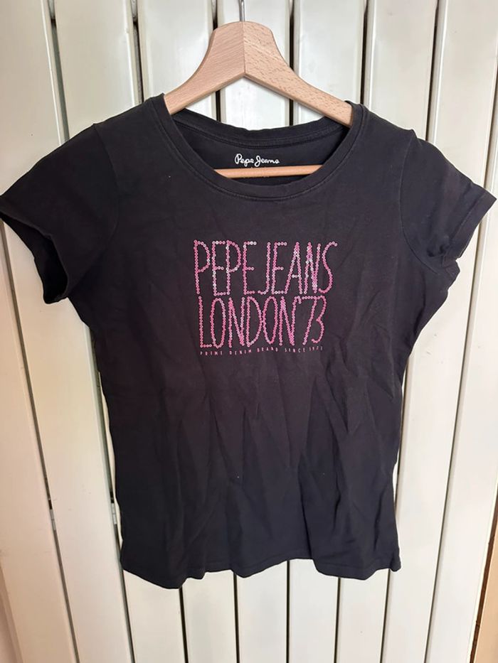 T shirt a sequins pepe jeans
