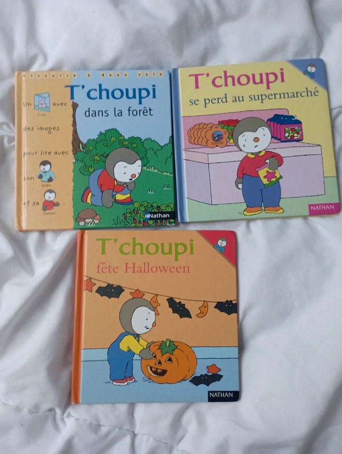 Lot 3 livres T'choupi 6€