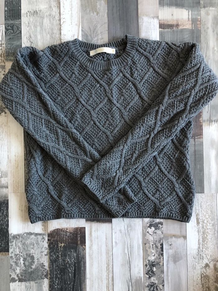Pull gris taille S - photo numéro 3