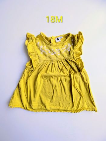 Tunique jaune Grain de blé 18M