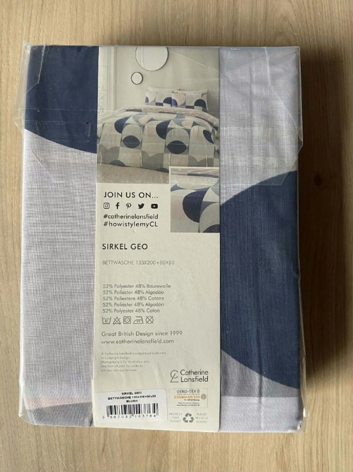 Parure de lit Catherine Lansfield 2 en 1 (réversible) 135x200 - photo numéro 2